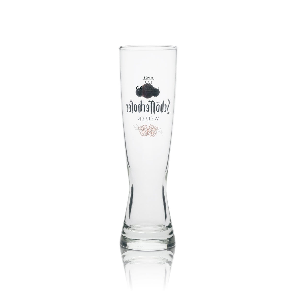6x Schöfferhofer wheat beer glass 0.3l yeast crystal wheat glasses calibrated for catering – View 3