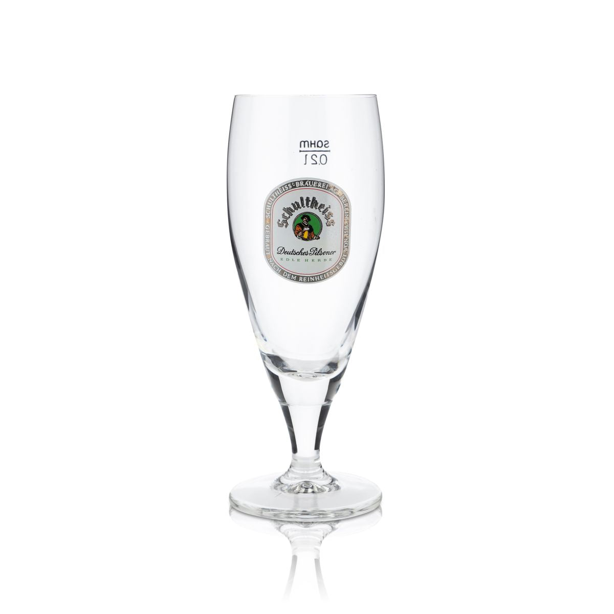 6x Schultheiss Glass 0.2l Beer Glasses Trophy Lager Riva German Pilsner – View 2