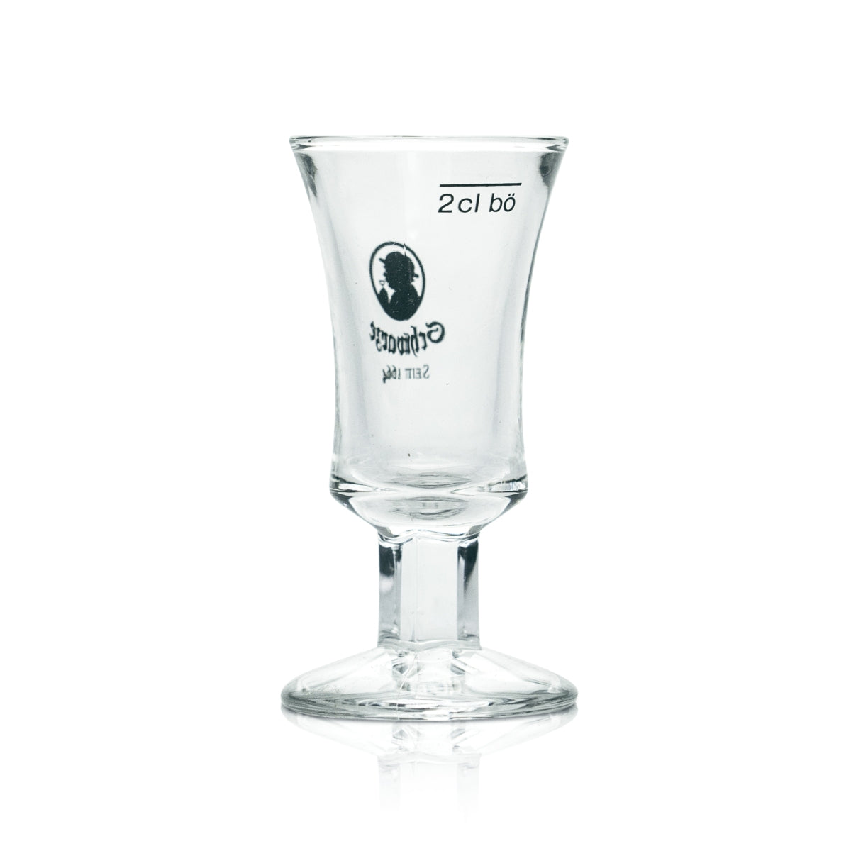 6x Black and Plain Glass 2cl Schnapps Nosing Tasting Glasses Korn Distillery – View 3