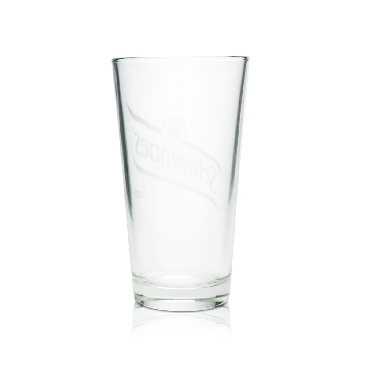 6x Schweppes drinking glass 0.3l Willi beaker glasses V-shape soft drink soda long drink – View 3