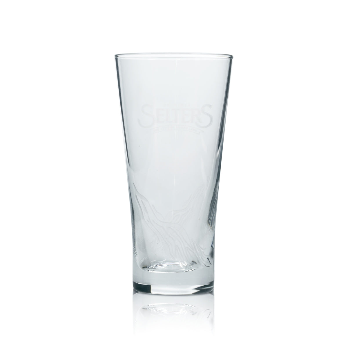 6x Selters water glasses, 0.1 l, V-shaped relief contour, soda, catering, hotel – View 2