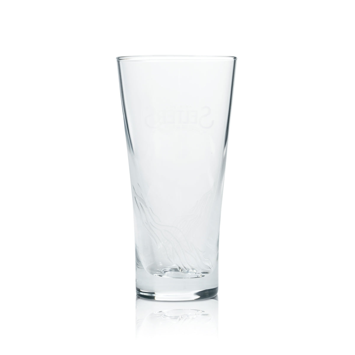 6x Selters water glasses, 0.1 l, V-shaped relief contour, soda, catering, hotel – View 3