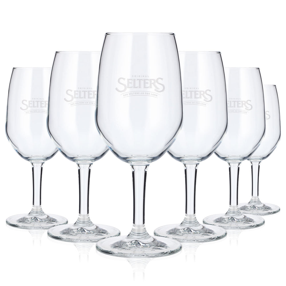 6 Selters Water Glasses (Set of 6)