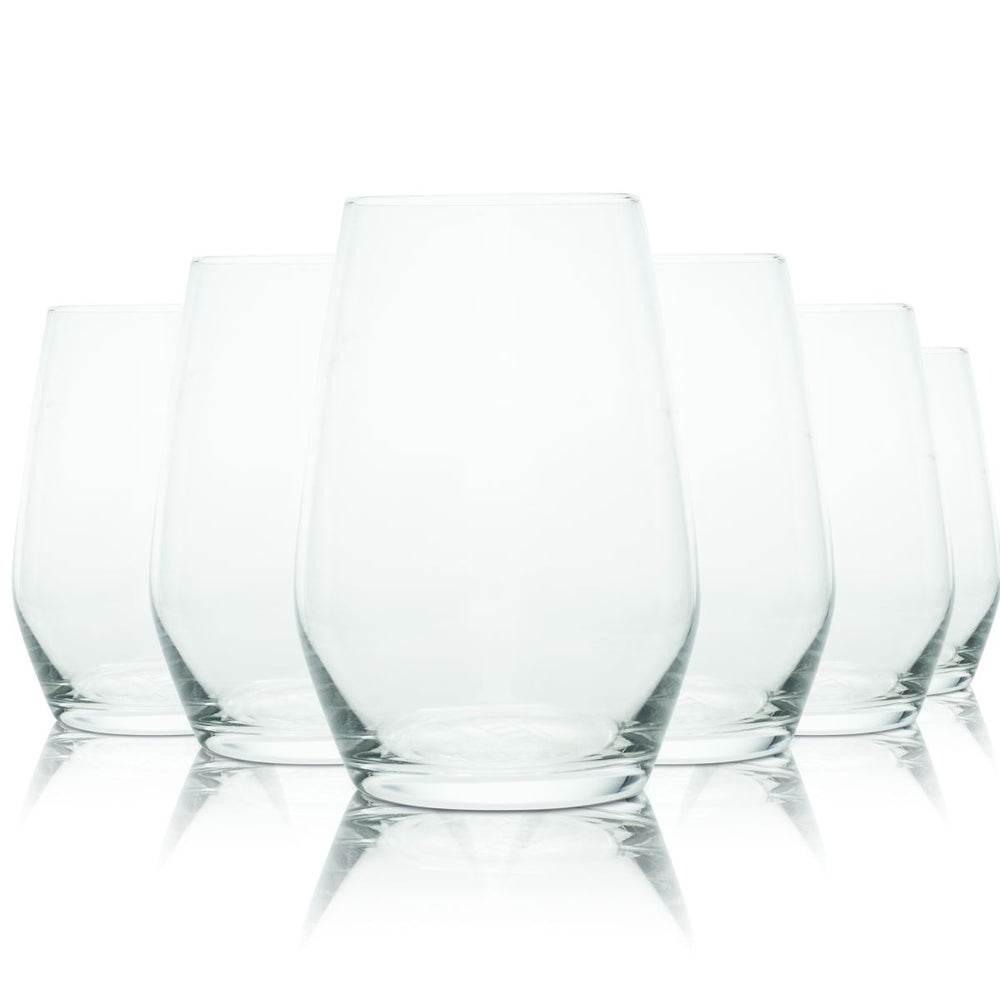 6x Selters water glass 0.37l tumbler cup glasses mineral water sparkling soda