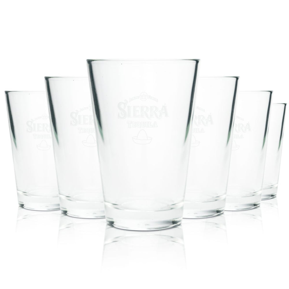 6x Sierra Tequila Glass 0.2l Tumbler Glasses Long Drink Glasses Cocktail Glasses