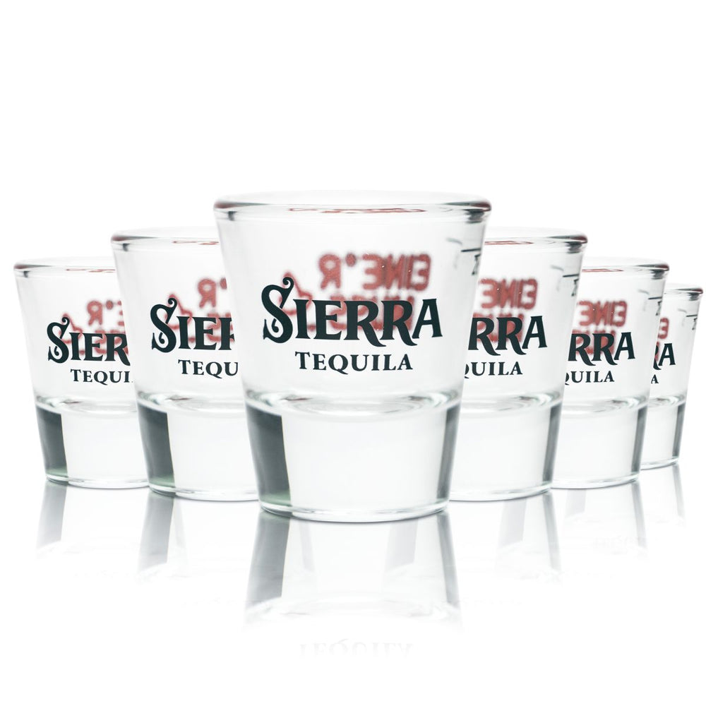6x Sierra Tequila Glass 2cl Shot Glasses Short Shot Glasses Gastro Calibrated Glasses