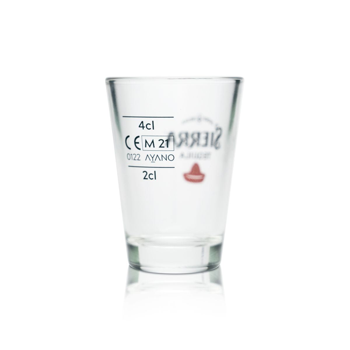 6x Sierra Tequila Glass 4cl Shot Glasses Schnapps Glasses Short Calibrated Gastro Pub – View 3