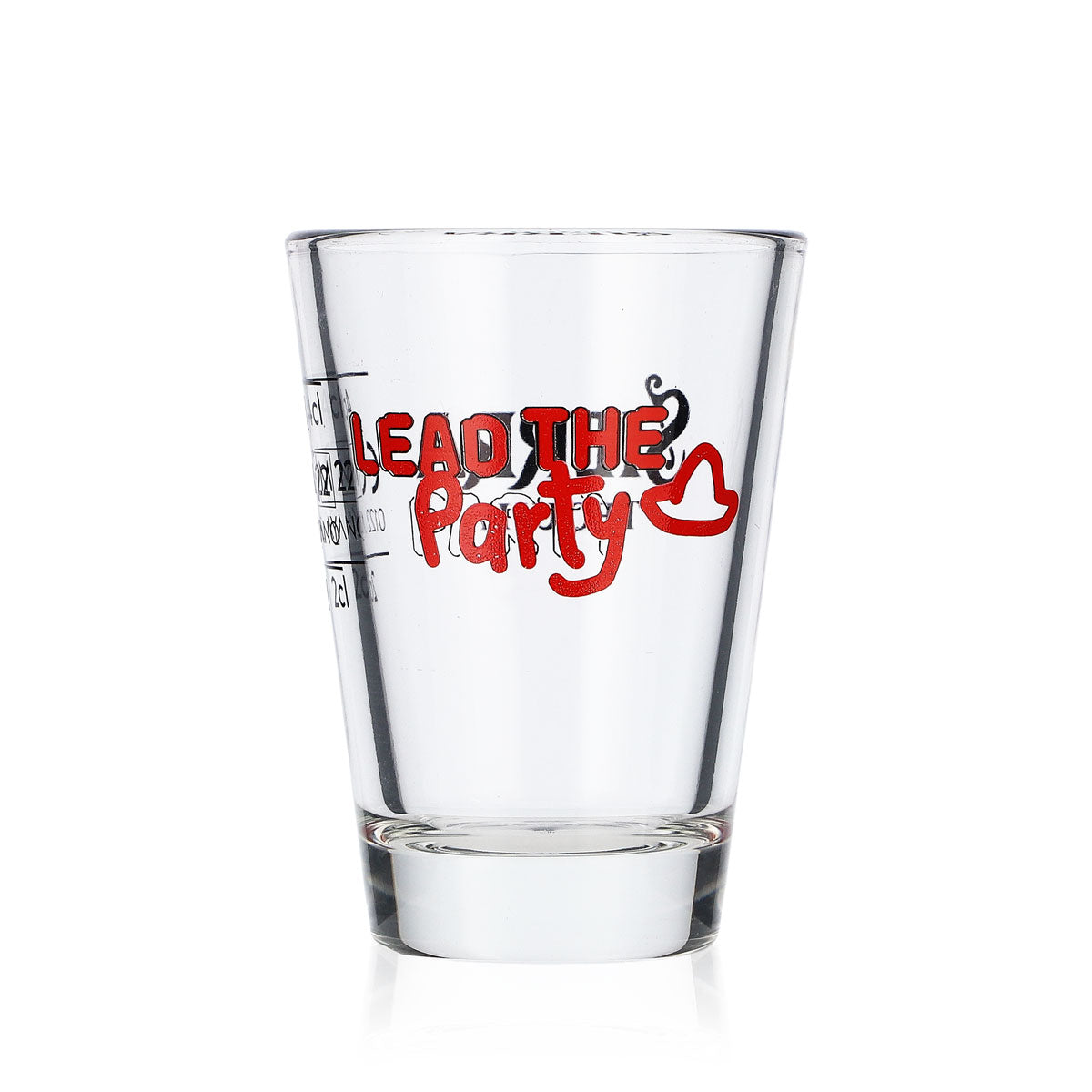 6x Sierra Tequila Shot Glass Stamper Short Party Shot 4cl "Lead the Party" – View 4