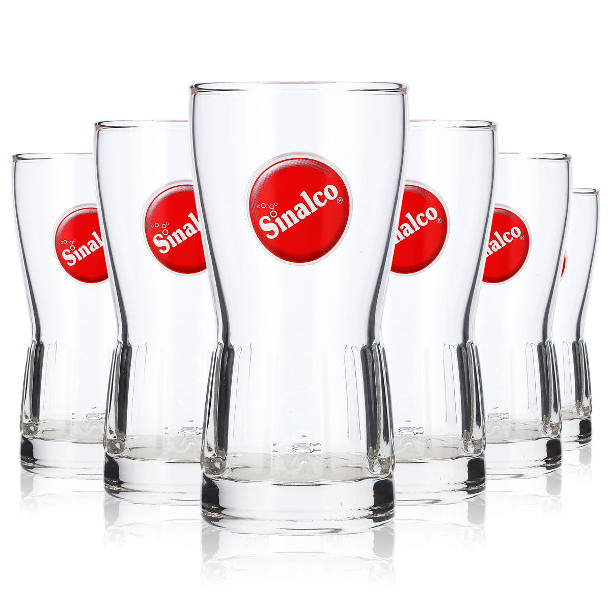 6x Sinalco soft drink glass 0.1 l glasses Lemonade glass Mug Contour – View 5