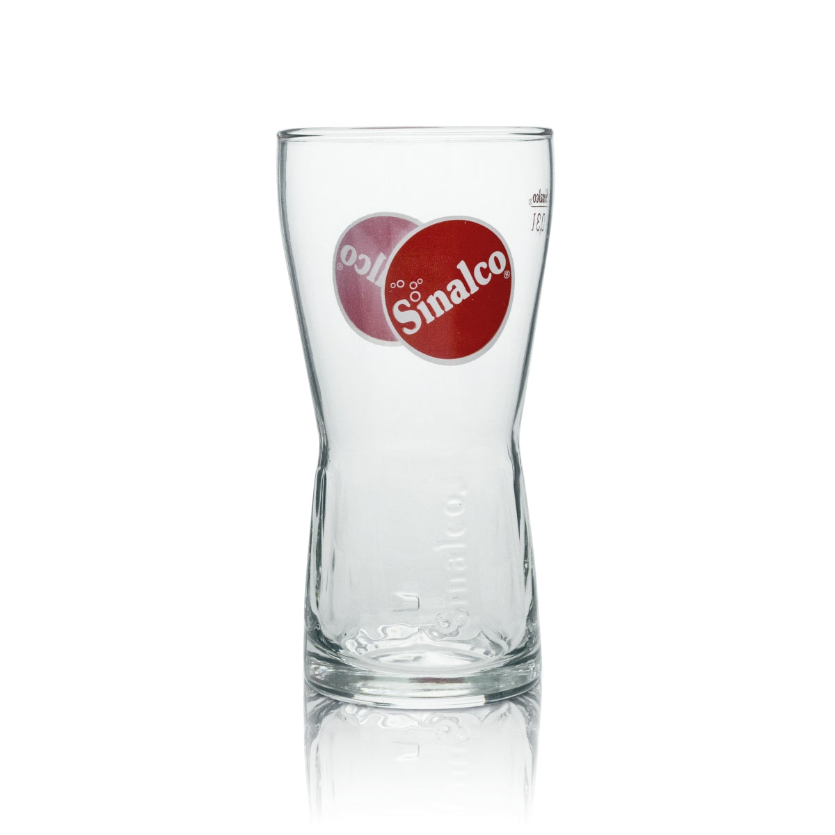 6x Sinalco soft drink glass, long drink, red logo, 300 ml, rastal – View 2