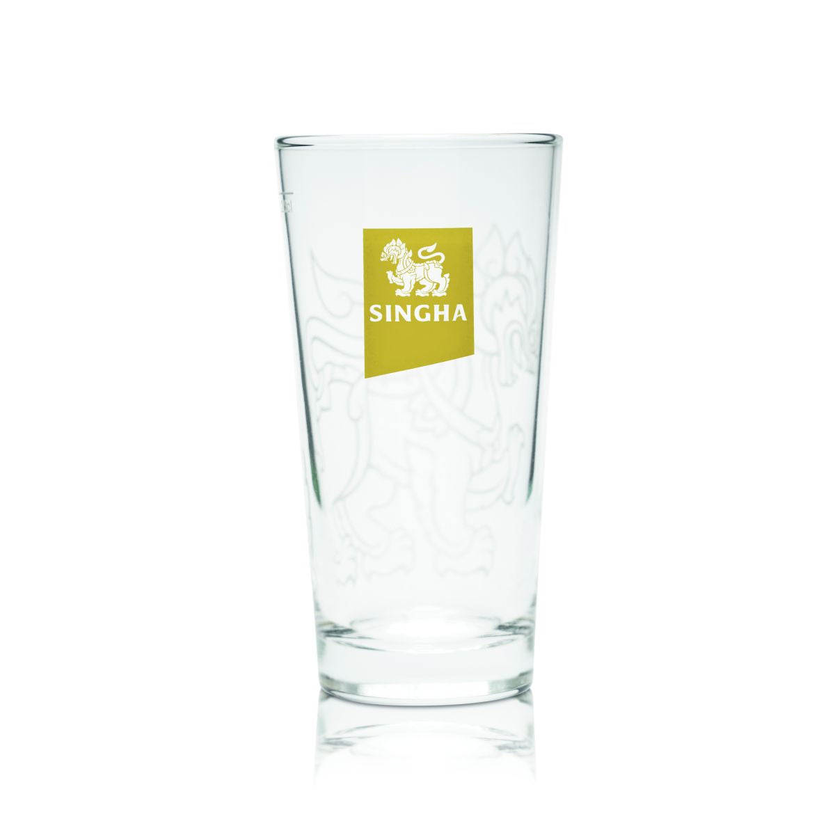 6x Singha beer glass 0,25l Willi mug glasses lager pint glass set Thailand – View 2