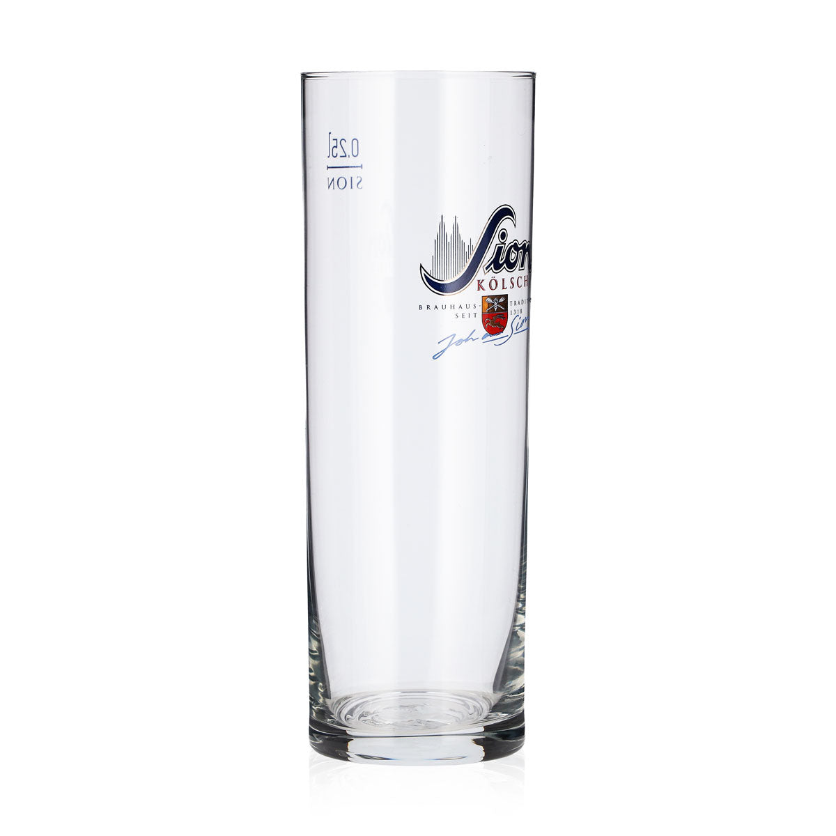 6 Sion Beer Glasses, 0.25 L, Stange Brauhaus Traditional Kölsch Glass – View 3