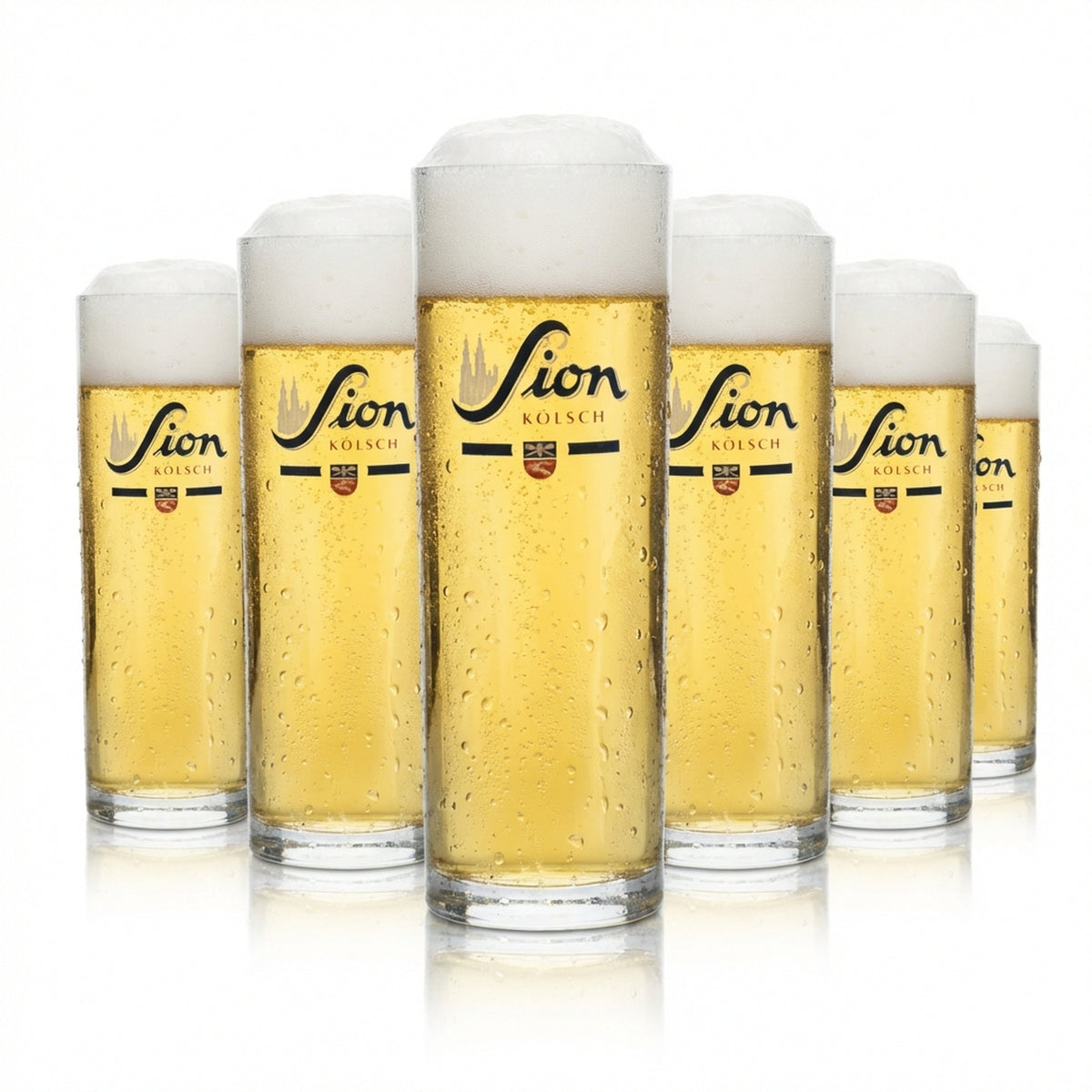 6x Sion beer glass 0.3l Kölsch beer glasses Tulip mug Willi Cologne Rastal Beer