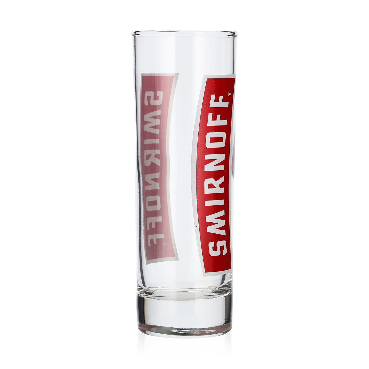 6 Smirnoff Vodka Glasses, 0.22 L, Long Drink Glasses with Red Logo (Vertical), Set of 6 – View 3
