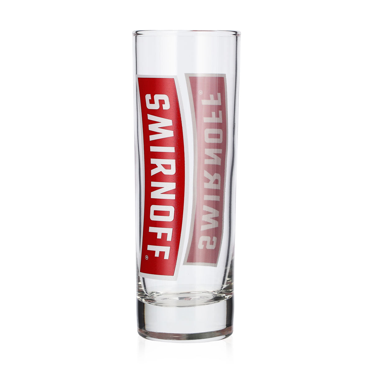 6 Smirnoff Vodka Glasses, 0.22 L, Long Drink Glasses with Red Logo (Vertical), Set of 6 – View 5