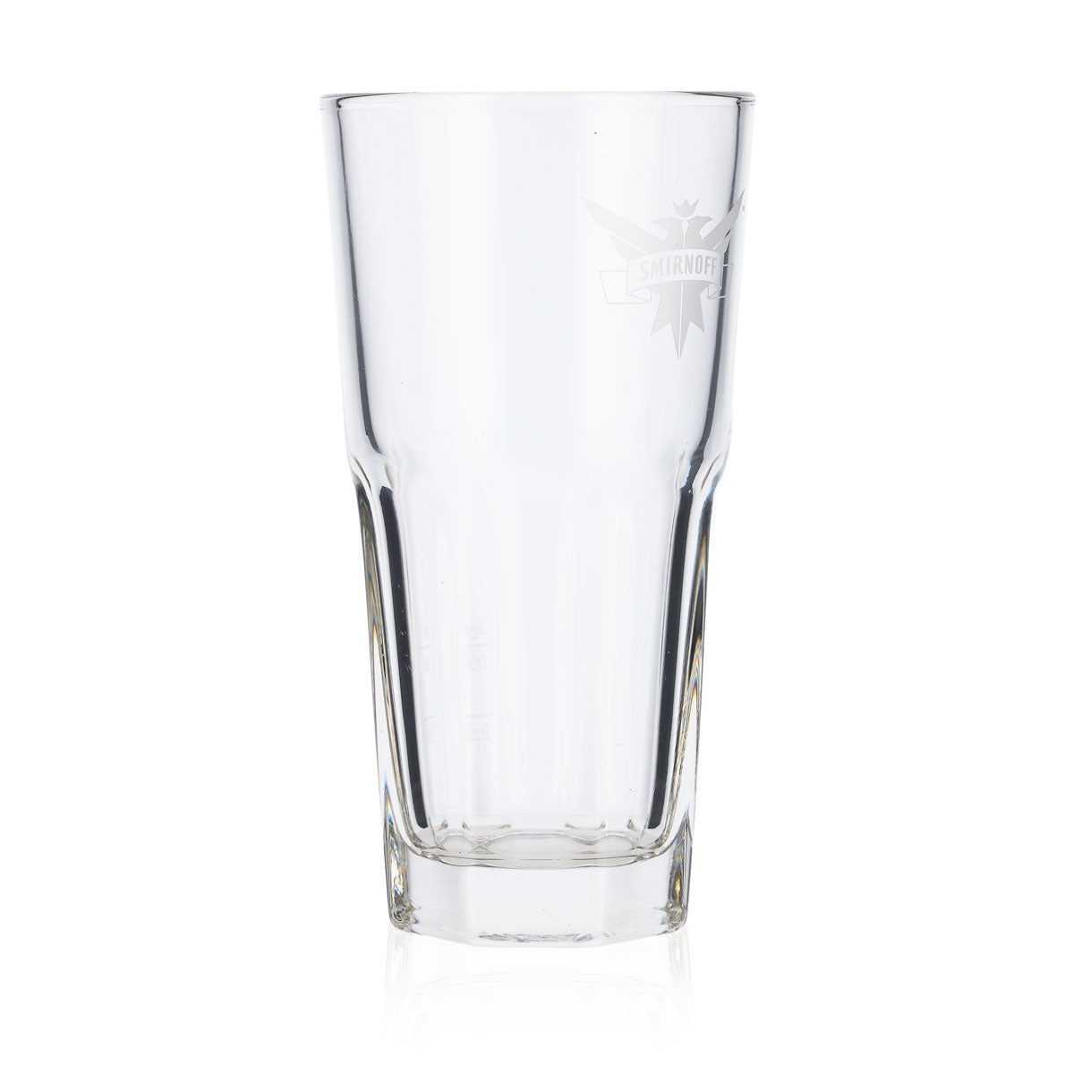 6x Smirnoff Vodka Glass Vodka Glasses 0.3l Long Drink Glass Logo Satin Finish – View 3