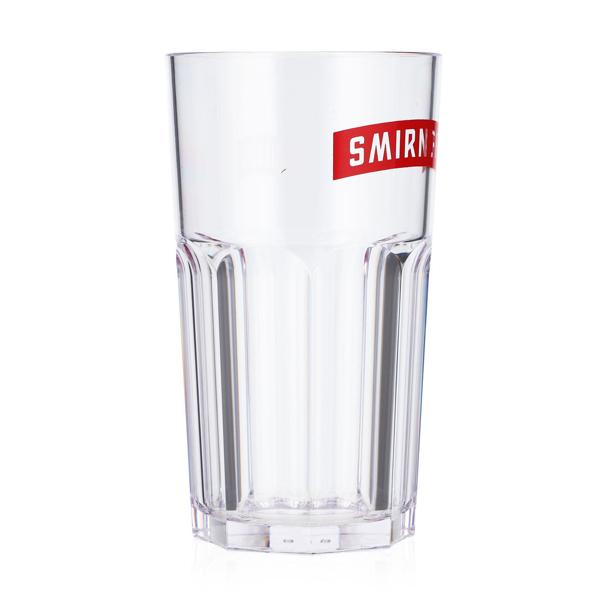6x Smirnoff Vodka reusable cups Party cups Acrylic/plastic red logo – View 3