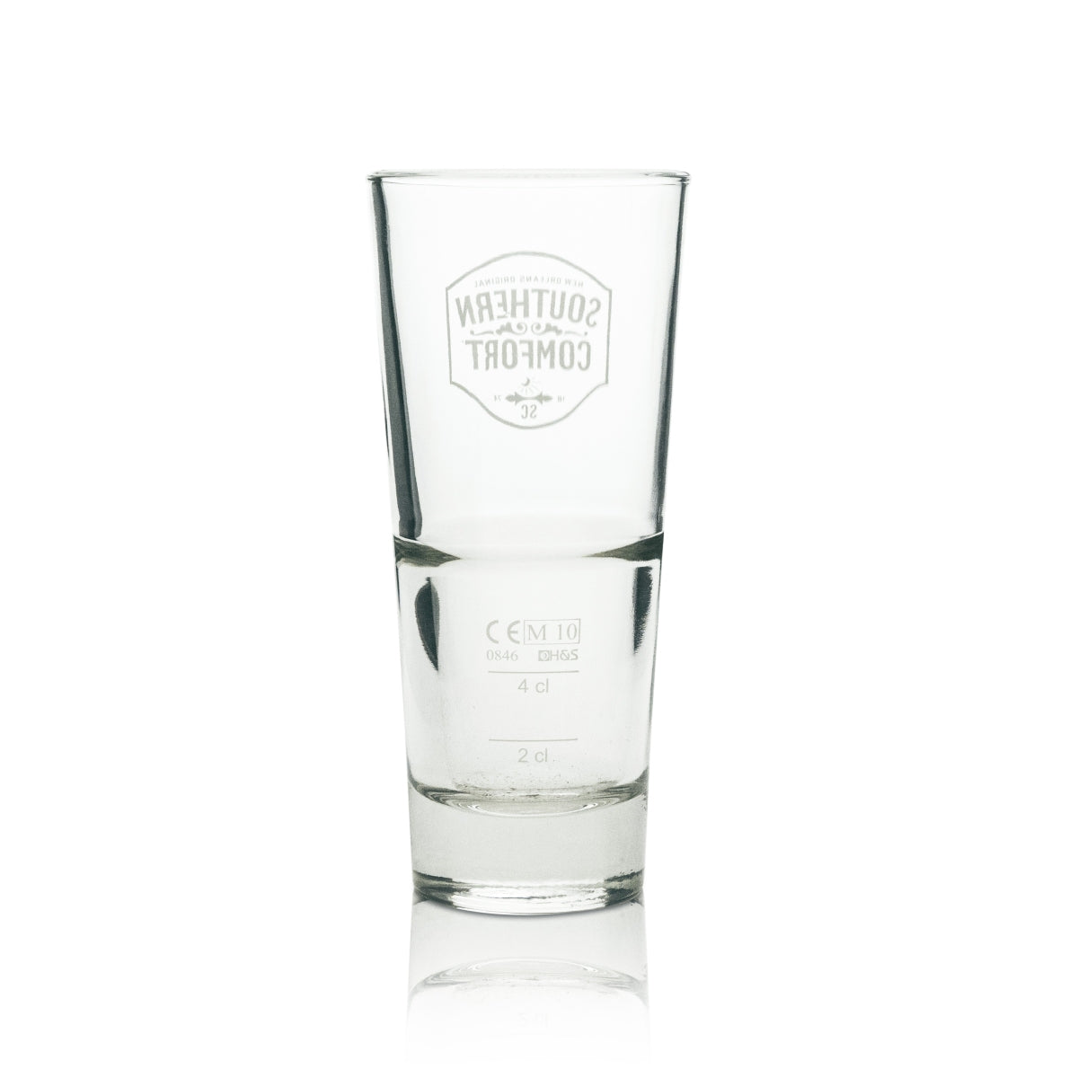 6x Southern Comfort Whiskey Glass Long Drink White Logo 296ml – View 3