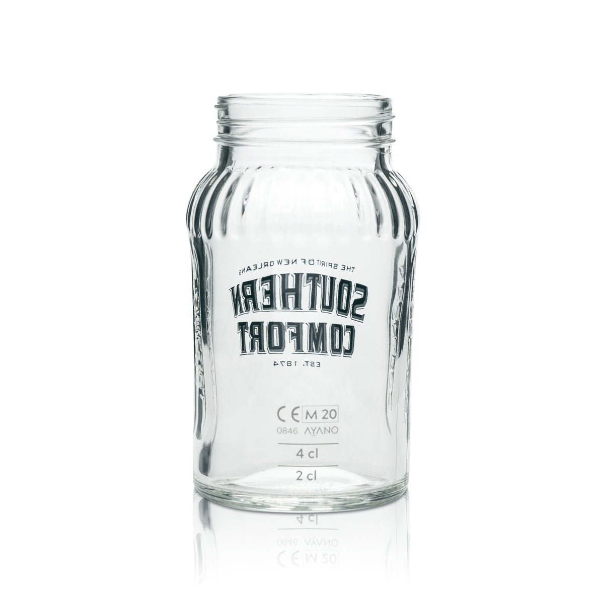 6x Southern Comfort Whiskey Glass Mason Jar 330ml Screw Cap Glasses Long Drink – View 3