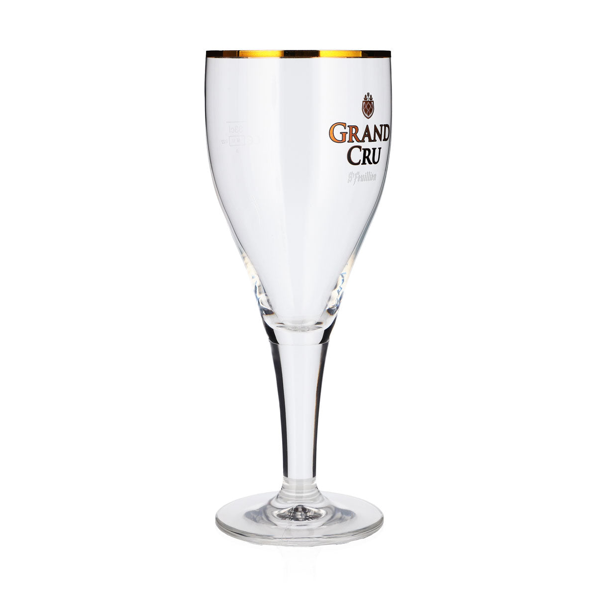 6 St. Feuillien Grand Cru Beer Glasses, 0.55 L, Tulip-Shaped, Gold-Rimmed – View 3