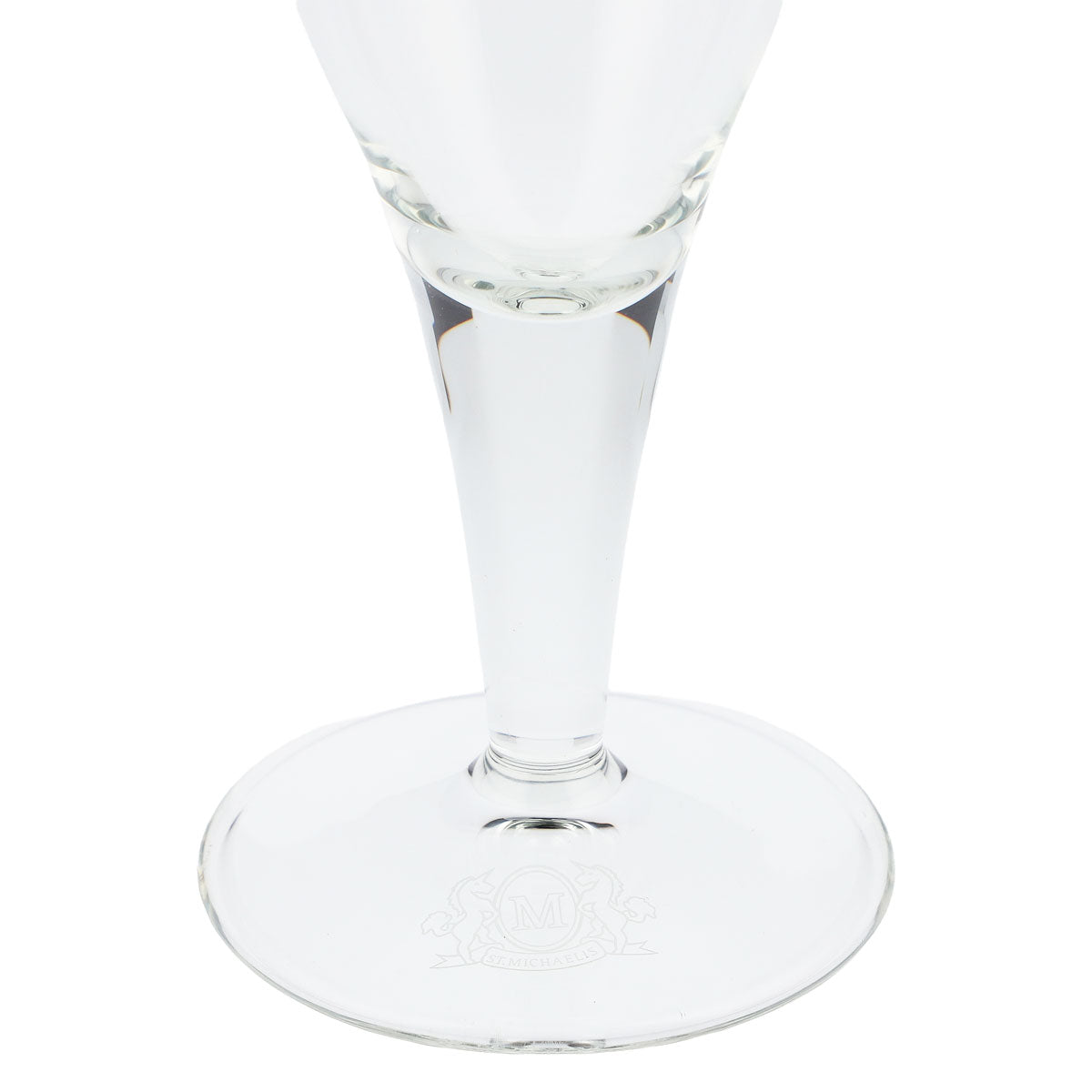 6 St. Michaelis Water Glasses, 0.16 L, Goblet Shape, Logo on the Base (Set of 6) – View 4