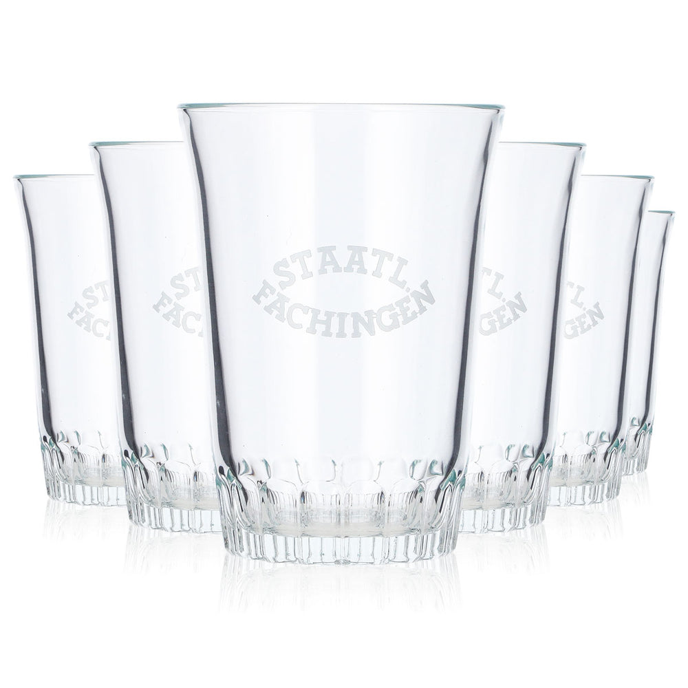 6 Staatl. Fachingen Water Glasses, 0.15 L (Set of 6)