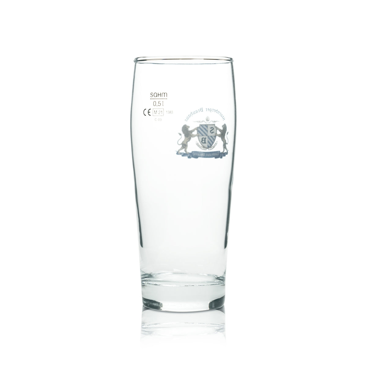 6x Starnberger Brauhaus Beer Glass 0.5l Mug Willi Glasses Beer Cup Light Bar – View 3