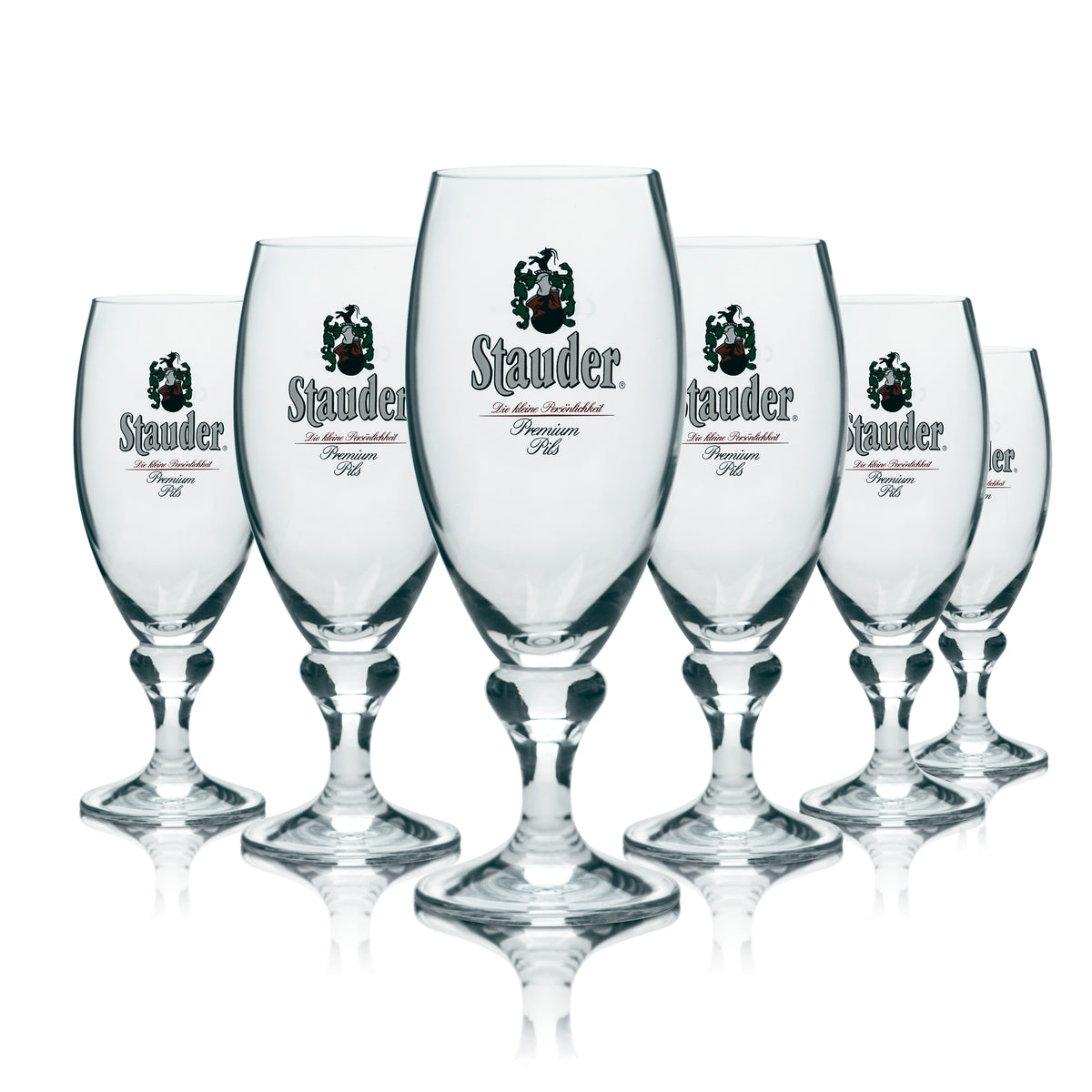 6x Stauder Beer Glass 0.25l Perla Premium Pils Tulip Brewery Glasses Beer – View 4
