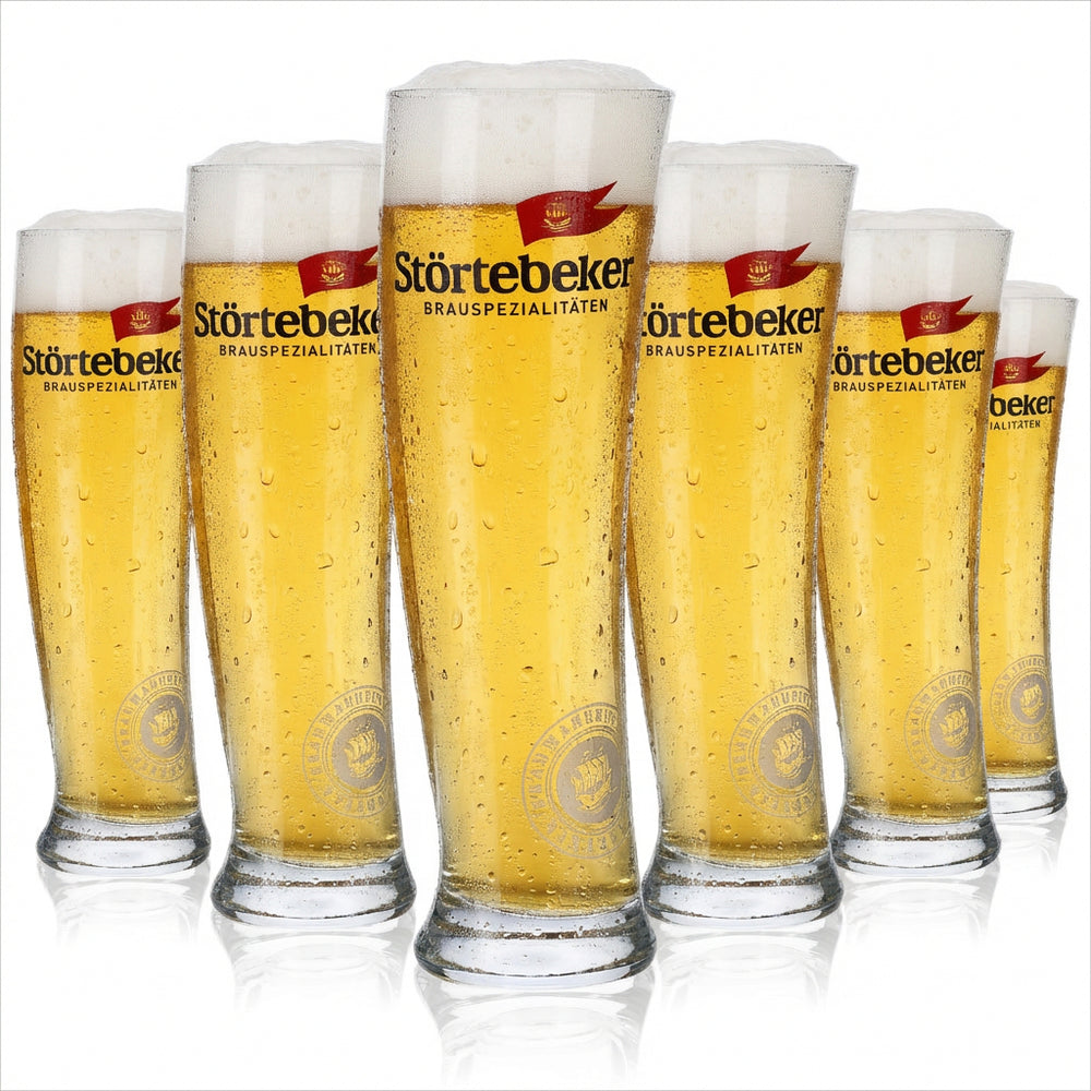 6x Störtebeker sailing glass beer glass 0.3l Sydney design craft beer glasses set