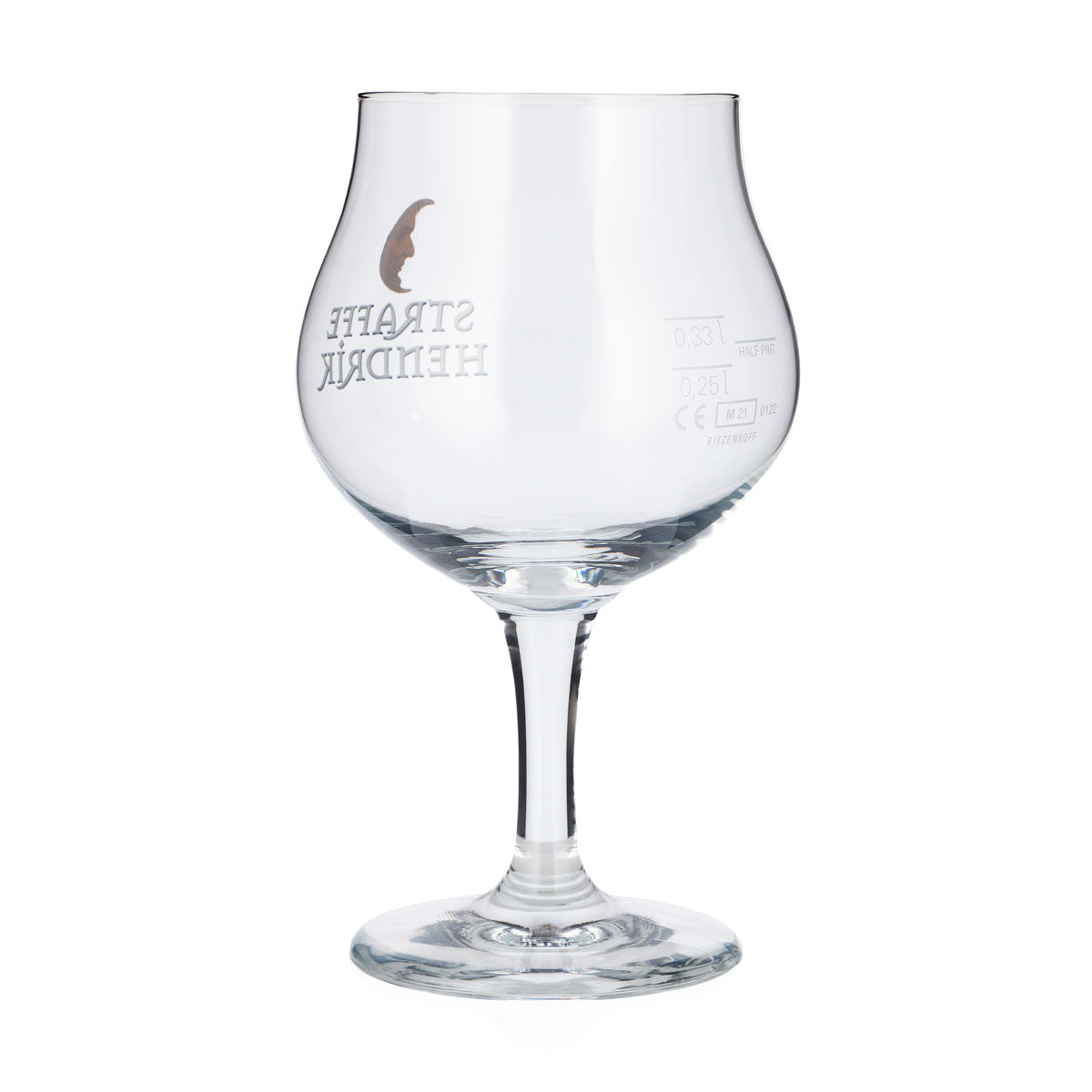 6 Straffe Hendrik Beer Glasses, 0.57 L, Goblet-Style, Half-Moon Shape (Set of 6) – View 4