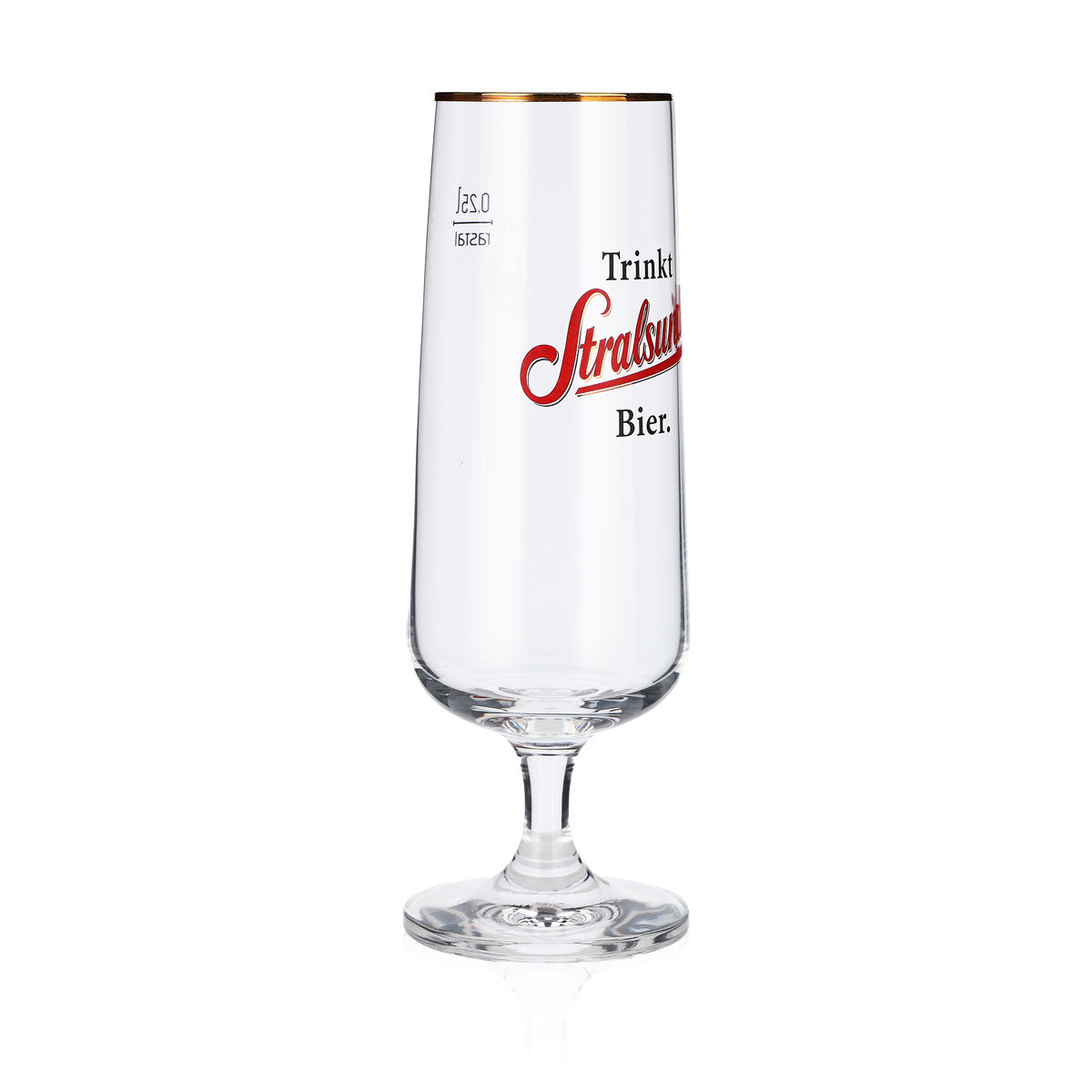6x Stralsunder beer glasses Beer glasses 0.25 l Goblet Gold rim Rastal Perl – View 3