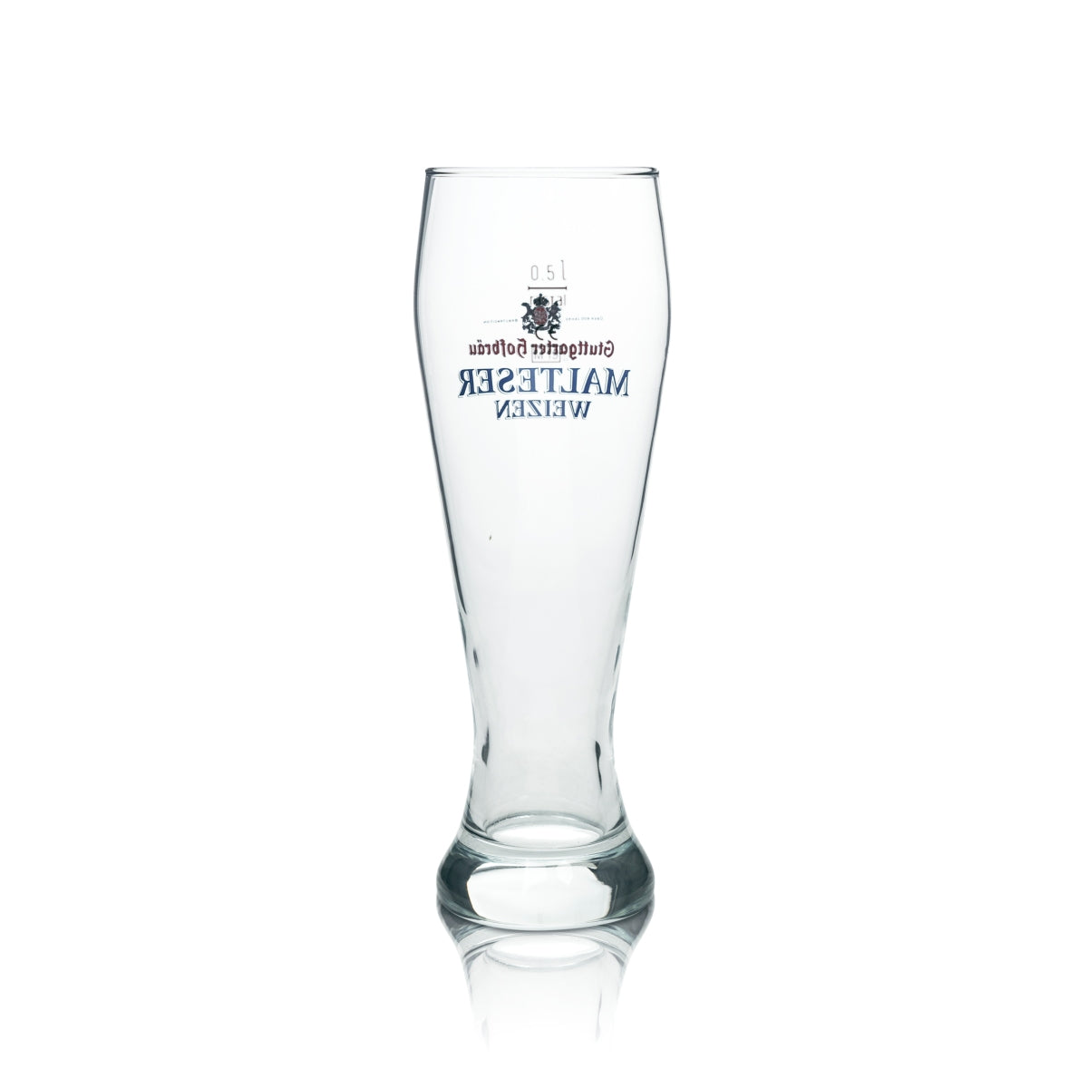 6x Stuttgart Hofbräu beer glass 0.5l Malteser wheat beer glasses Brewery – View 3