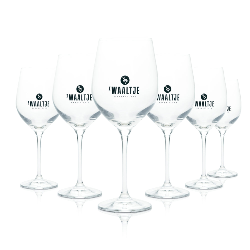 6x 't Waaltje Glass 0.45l Beer Stem Beer Glasses Blonde Golden Ale Bar & Kitchen
