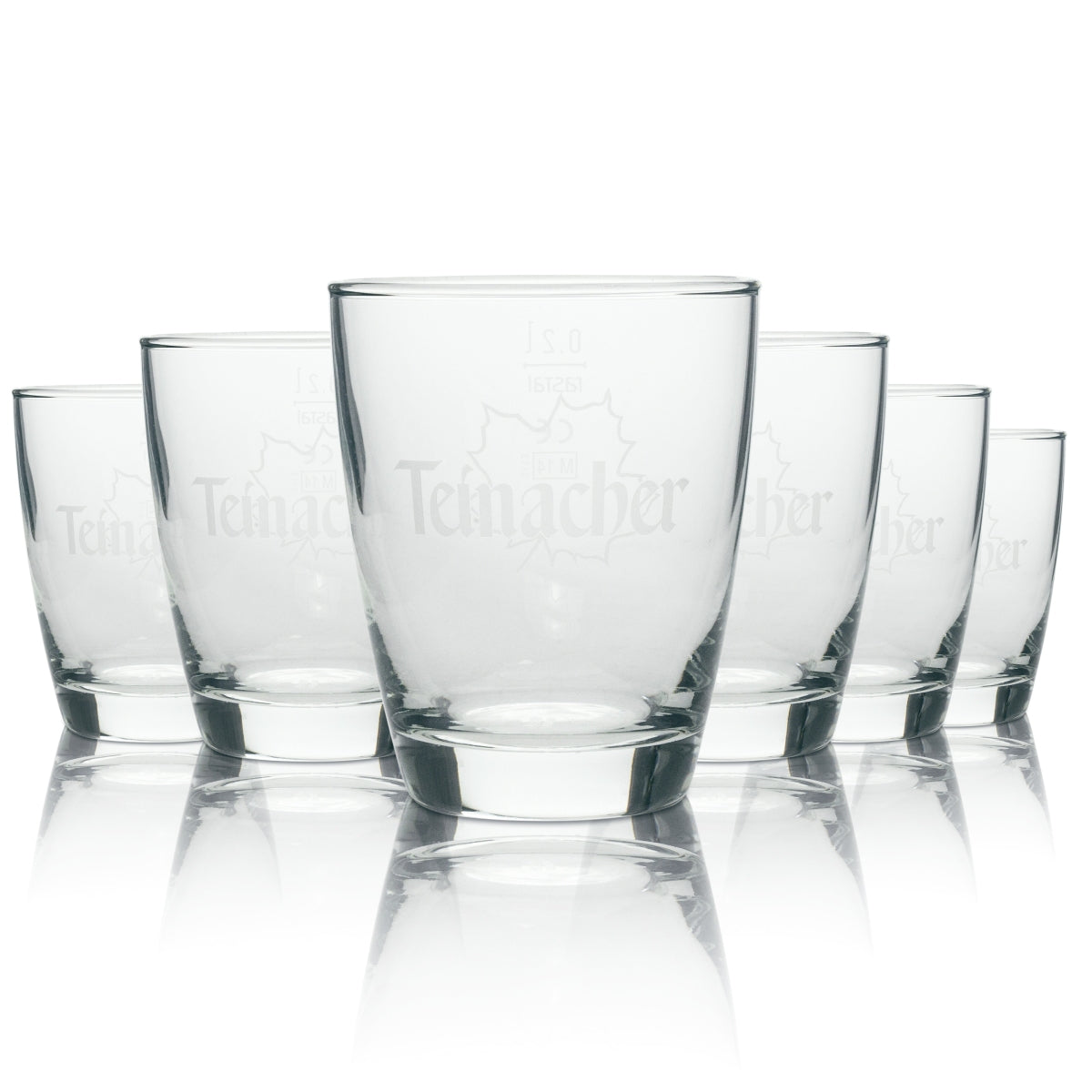 6x Teinacher water glass tumbler 270ml