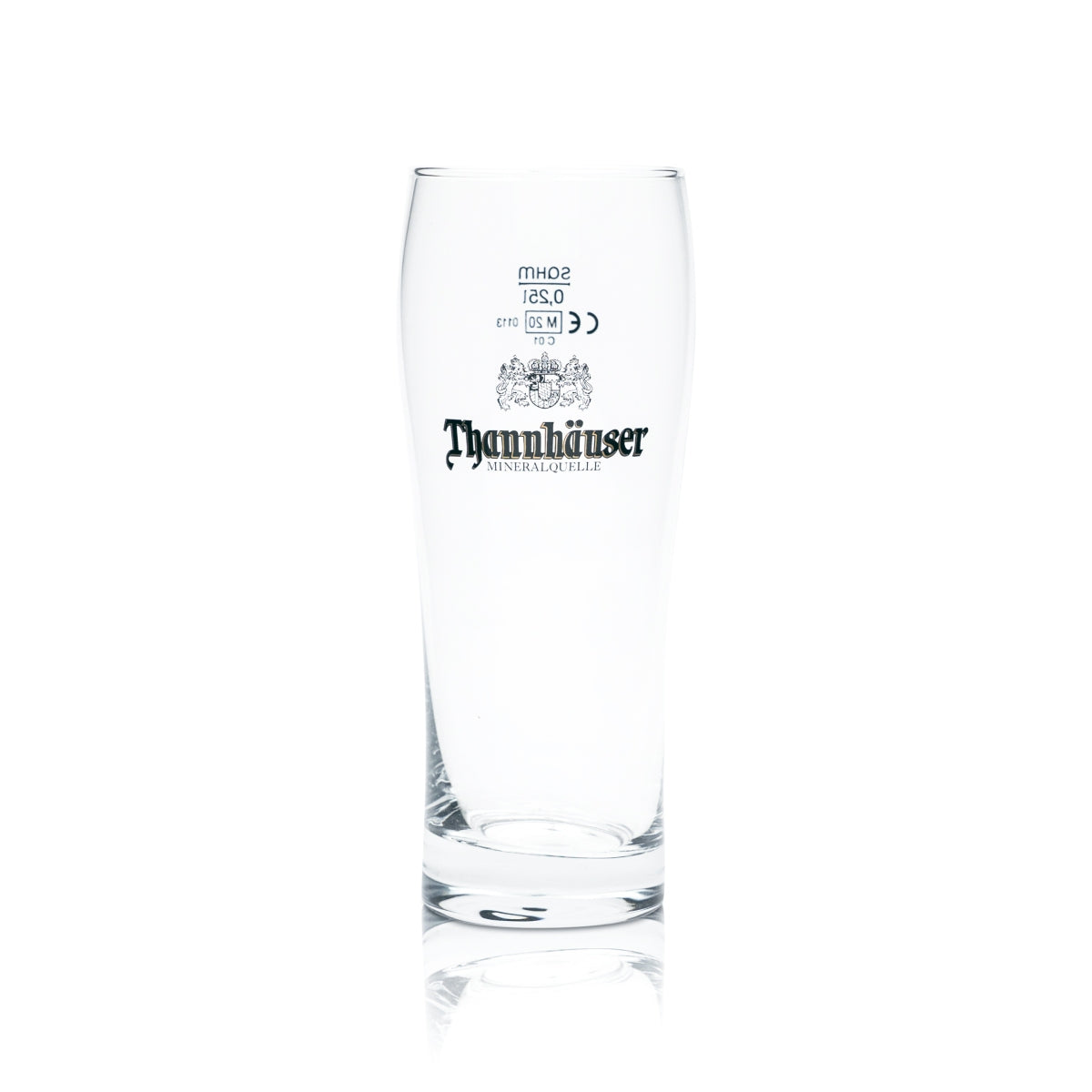 6x Thannhäuser beer glass 0.25l Willi Becher Radler Mineralquelle glasses tumbler – View 2