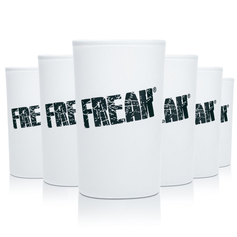 6x Trojka shot glass 2cl Satin shot glass Short tumbler glasses set Freak