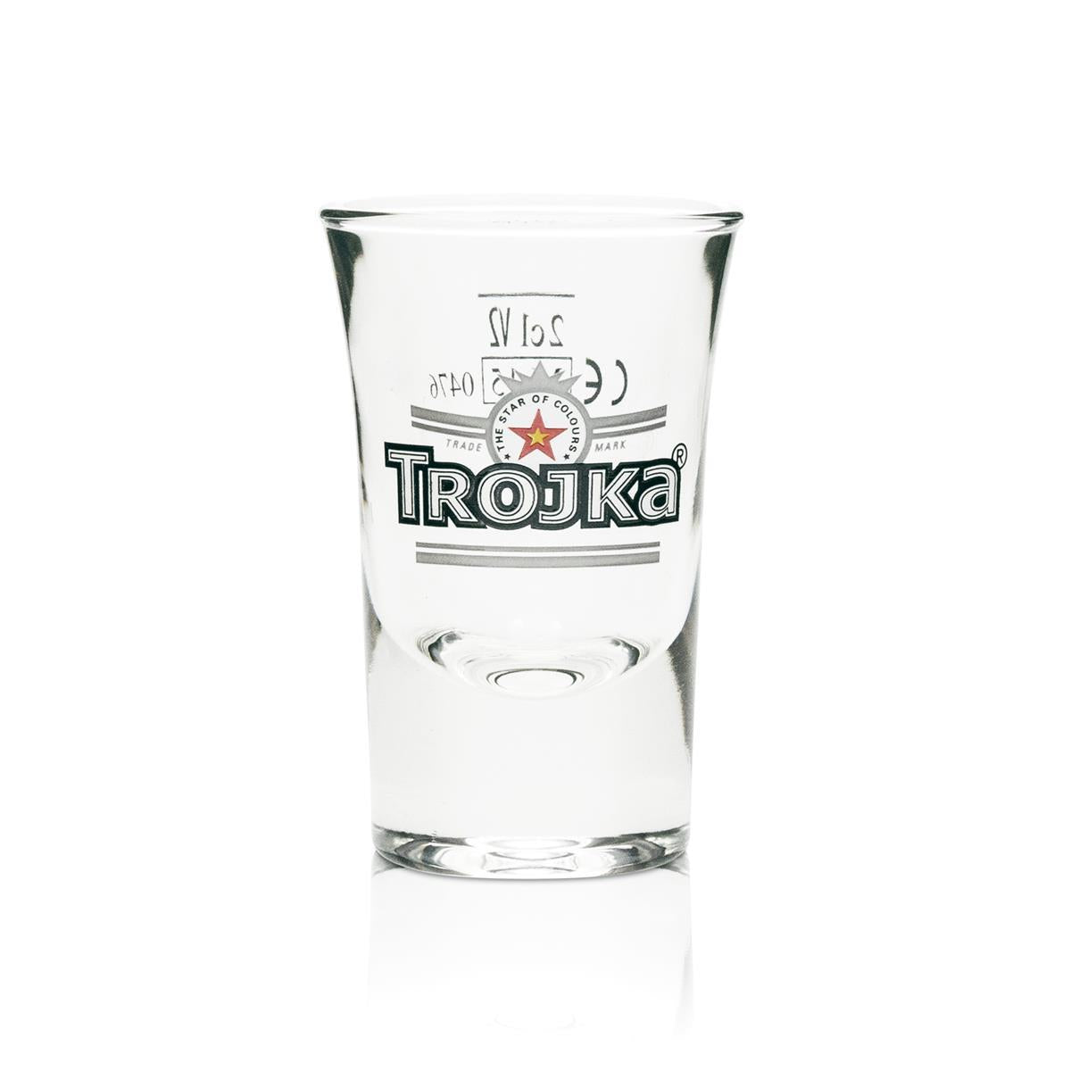 6x Trojka Vodka Shot Glasses, pack of 2cl – View 2