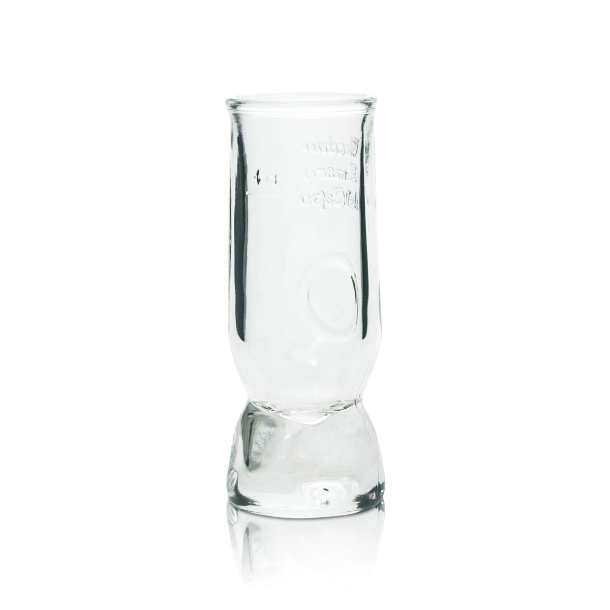 6x Veccio Amaro del Capo Glass 4cl Shot Glasses Relief Print Schnapps Short Stamper – View 3