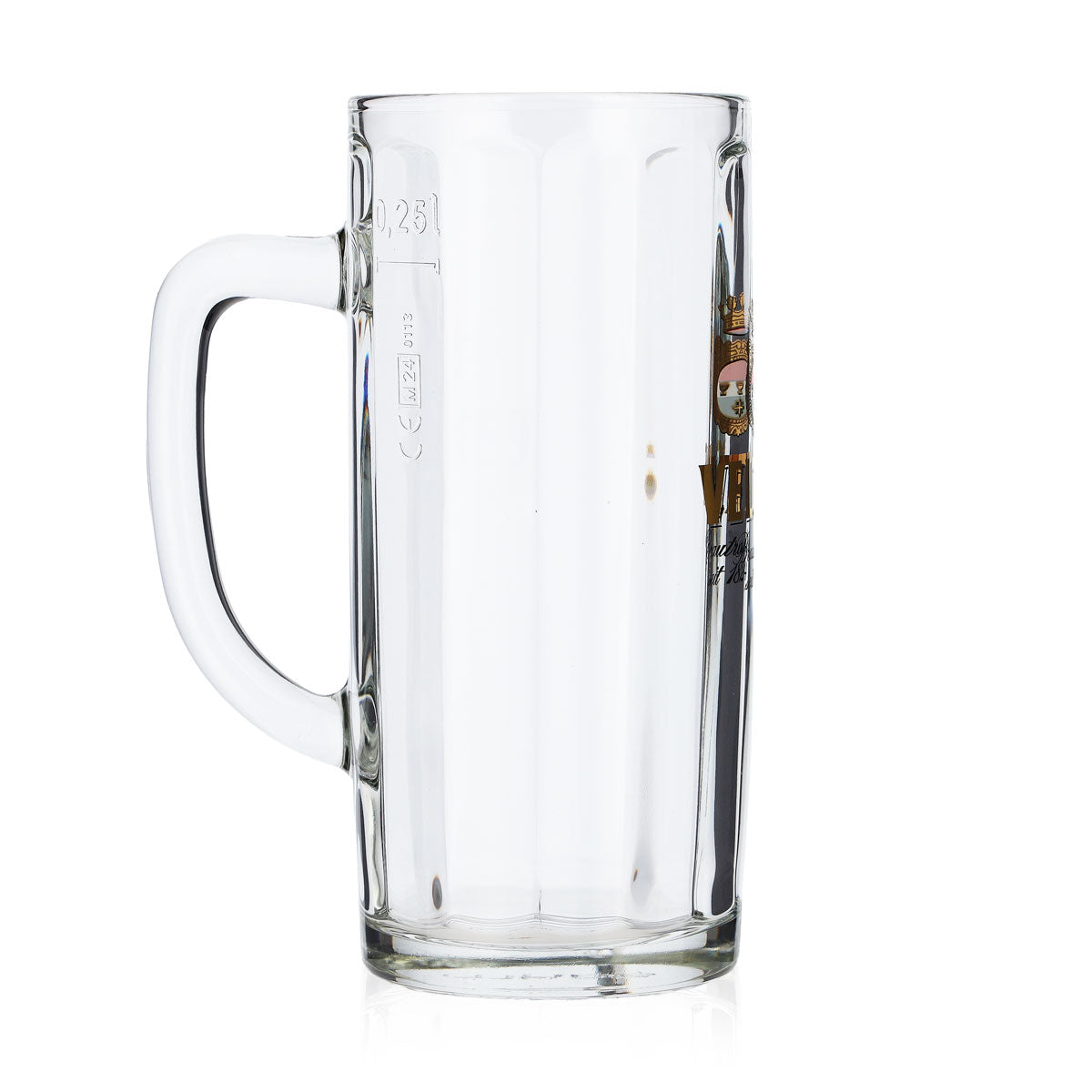 6 Veltins Beer Glasses, 0.25 L, "Krug Sahm Moldau" (Set of 6) – View 3