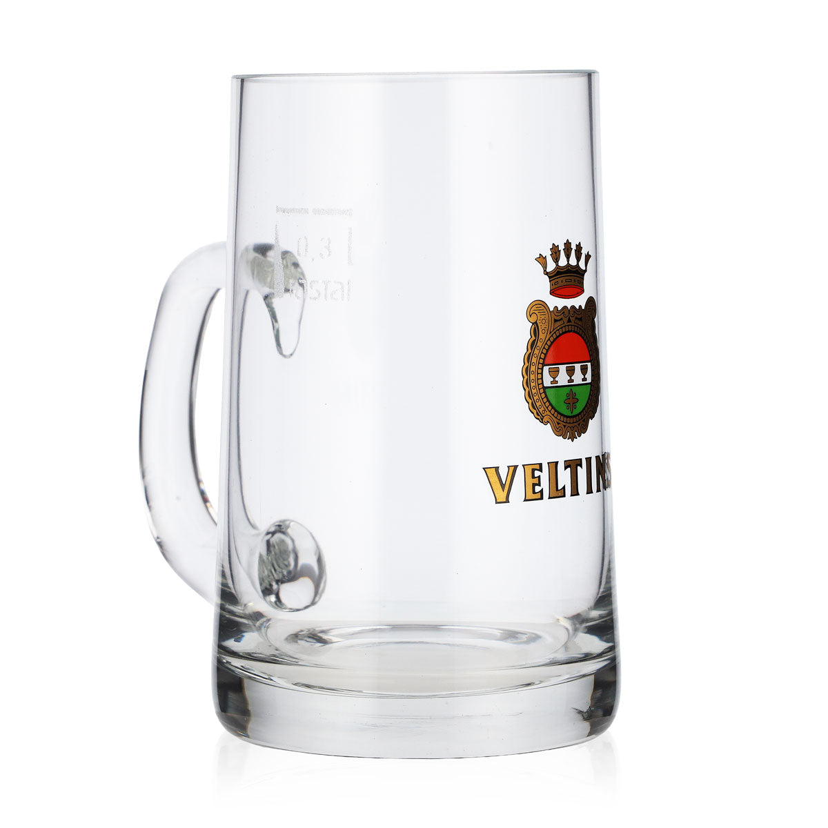 6 Veltins Beer Glasses, 0.3 L, Mug, Humpen, Logo Only, Beer Mug, Maßkrug, Seidel (Set of 6) – View 2