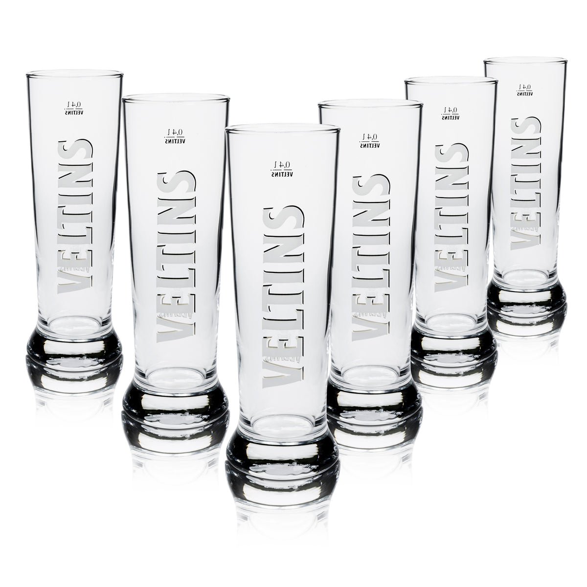 6x Veltins beer glass 0.4l Vancouver Sahm – View 4