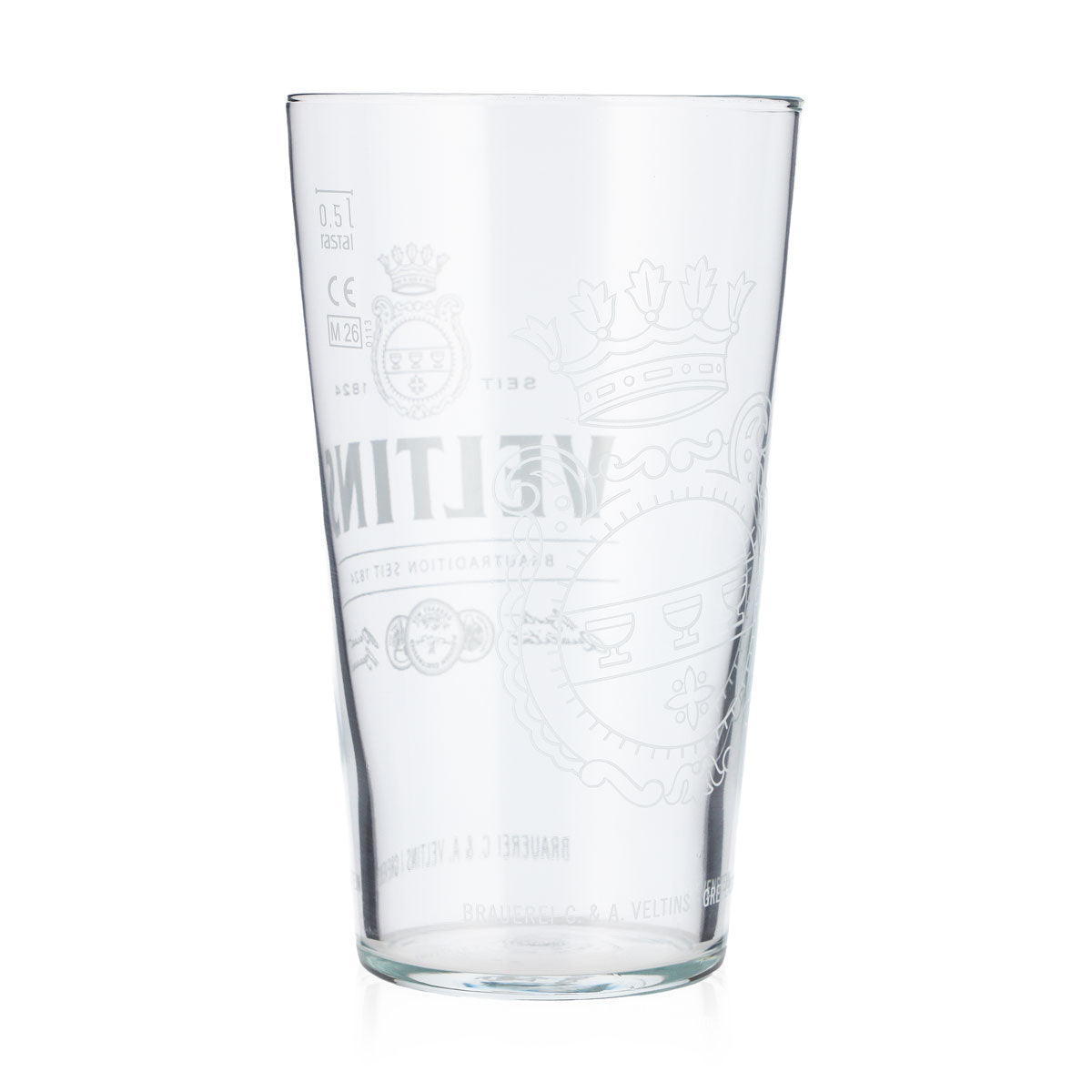 6 Veltins Beer Glasses, 0.5 L, with Horizontal Logo, Rastal Beer Glass (Set of 6) – View 3