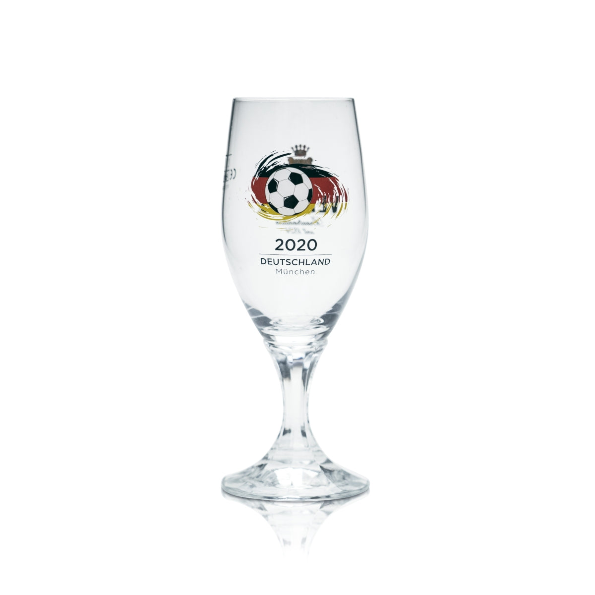 6x Veltins 0.2l beer glasses, tulip shape, Euro 2020 Germany soccer cup – View 2