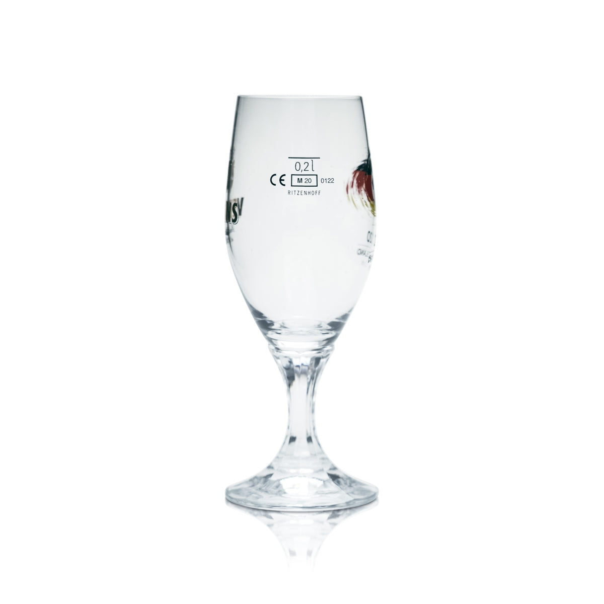 6x Veltins 0.2l beer glasses, tulip shape, Euro 2020 Germany soccer cup – View 3