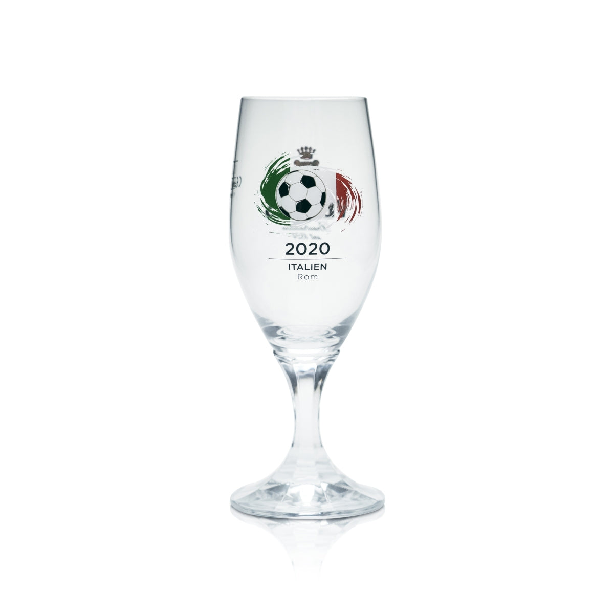 6x Veltins 0.2l beer glasses, tulip shape, Euro 2020 Italy soccer cup – View 2