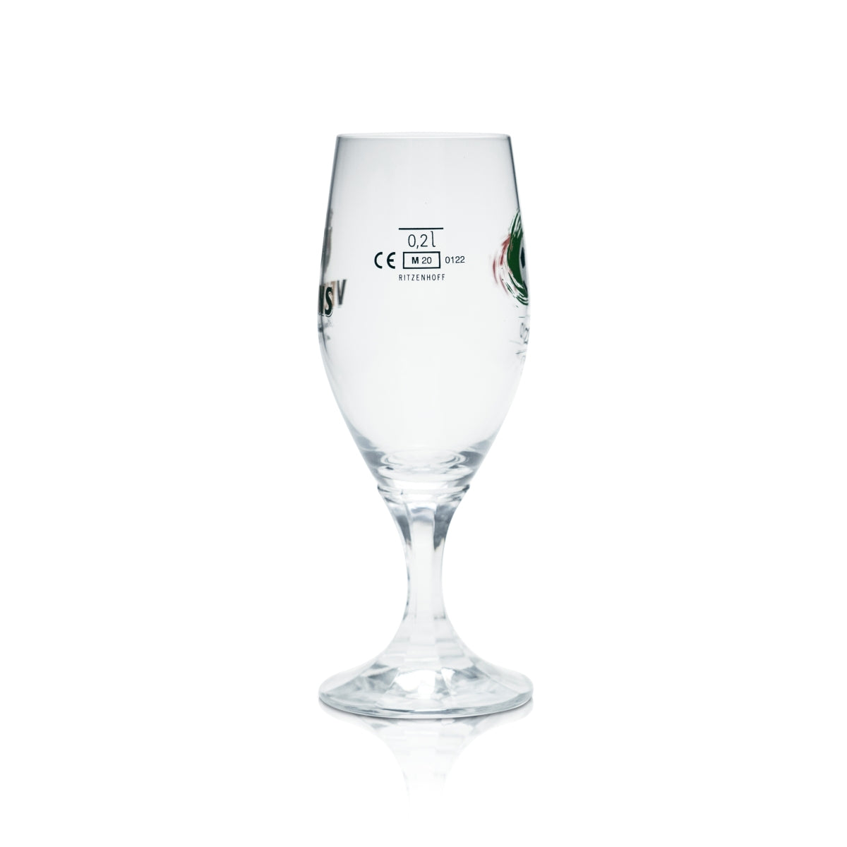 6x Veltins 0.2l beer glasses, tulip shape, Euro 2020 Italy soccer cup – View 3