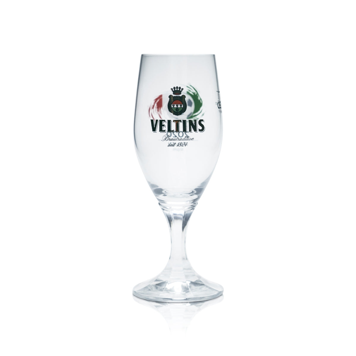 6x Veltins 0.2l beer glasses, tulip shape, Euro 2020 Italy soccer cup – View 4