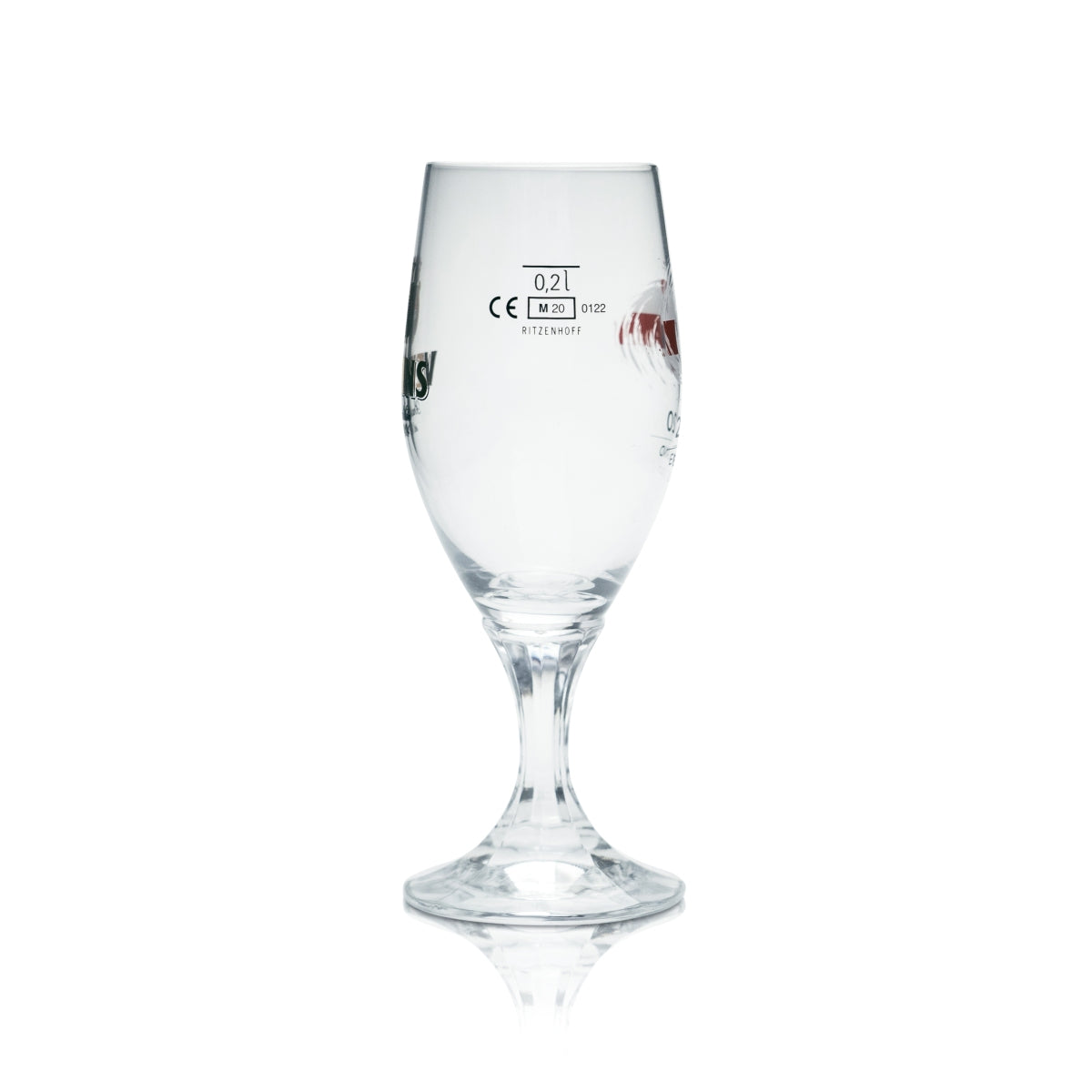 6x Veltins 0.2l beer glasses, tulip shape, Euro 2020 England soccer cup – View 3
