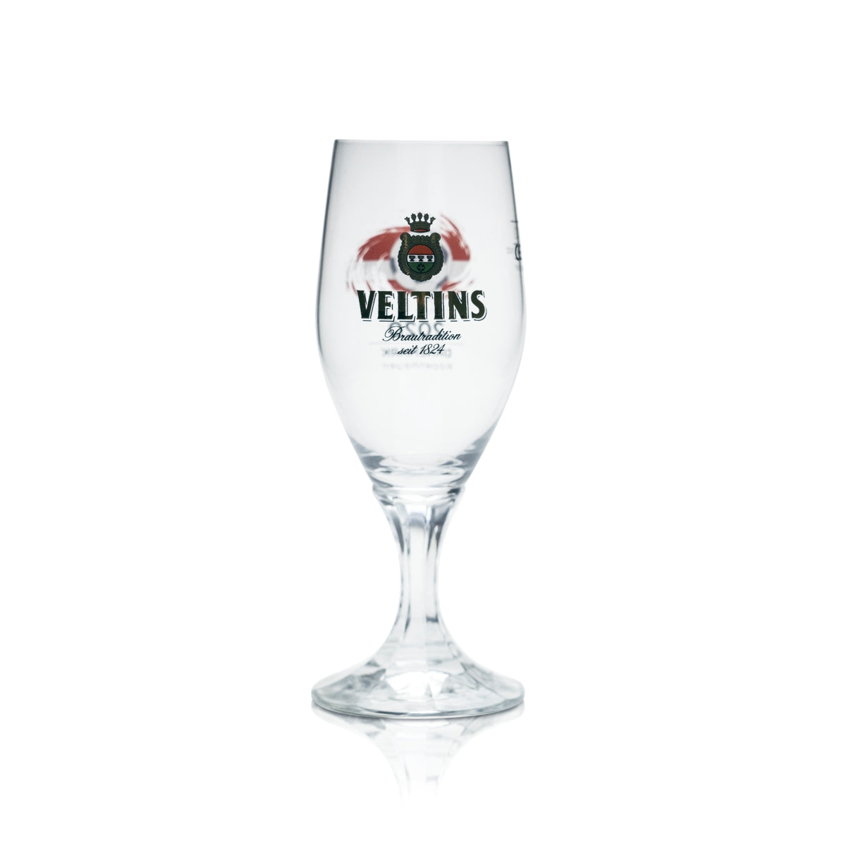 6x Veltins 0.2l beer glasses, tulip shape, Euro 2020 Denmark soccer cup – View 4