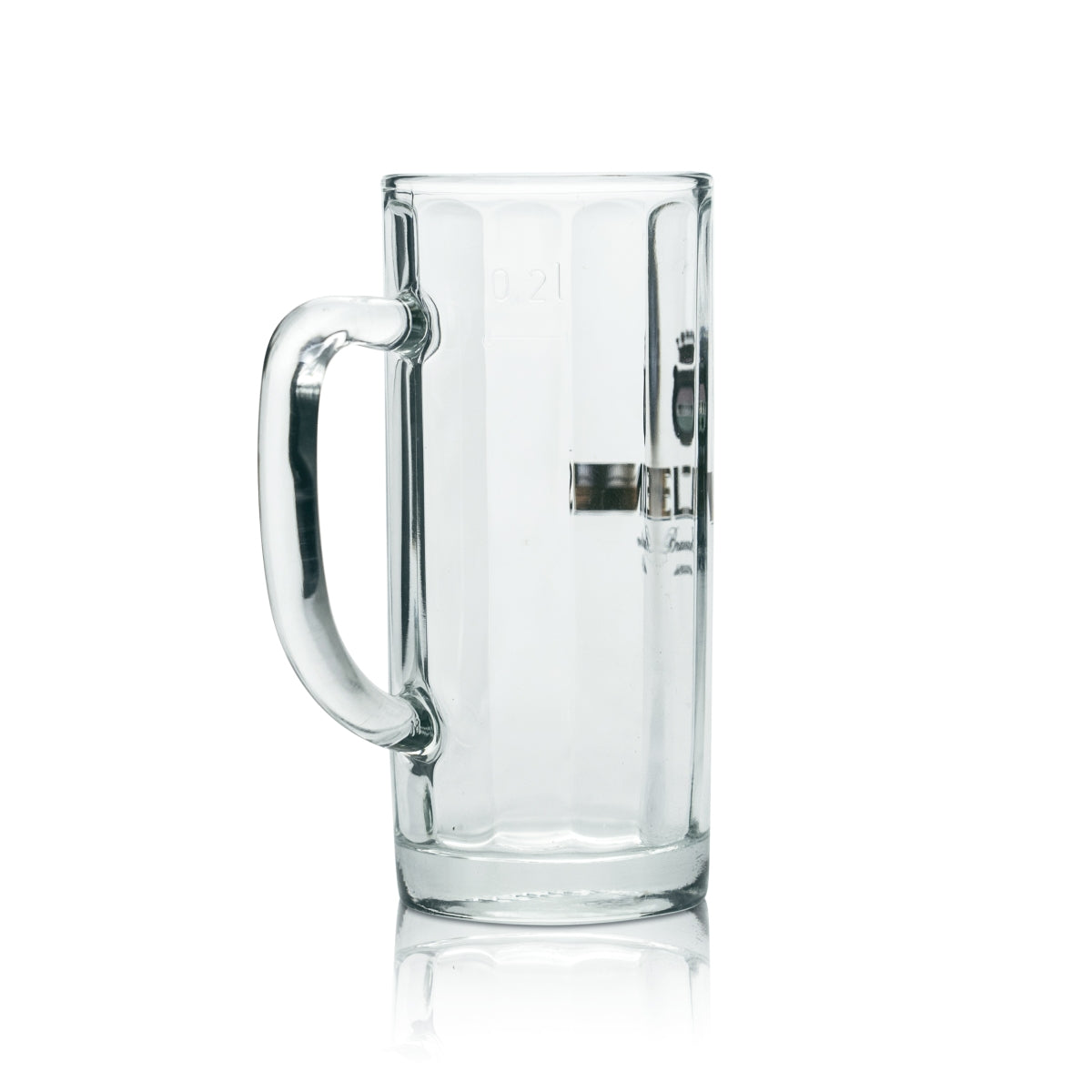 6x Veltins 0.2l contour beer mug Pilsener glasses Brewery Gastro Calibrated V+ – View 5